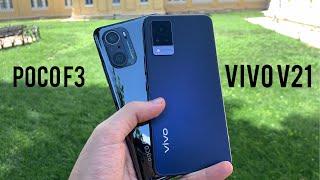 Poco F3 vs Vivo V21 полное сравнение камер и функции