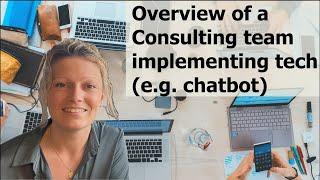 Overview of all roles on a Consulting project team via Chatbot Case Study