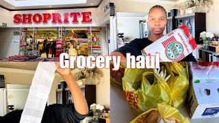 Shoprite monthly grocery haul |grocery shopping |grocery list | groceries |South African YouTuber