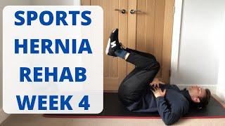 Sports Hernia Rehab Exercises Following Surgery: Week 4