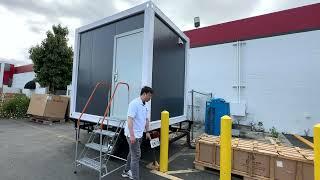 MODERN TINY HOUSE ON WHEELS WITH TWO LOFTS, PERFECT FOR AIRBNB ADU.  Tiny House On Wheels THOUSE75