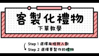 似顏繪客製化 下單教學