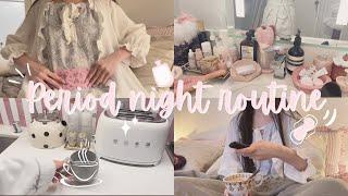 ️Period night routine It's that time of the month‍️ #selfcare #periods #nightroutine #asmr