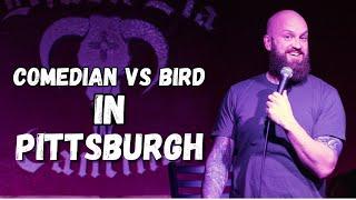 LUKE SEVEREID and a BIRD in Pittsburgh