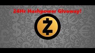 FREE 24Hr Zcash hashpower give a way!