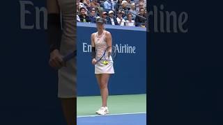 Maria Sharapova hits 2 lefty ️#cutfrom #funny #shorts #tennis #subscribe