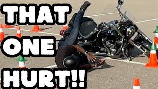 I Dropped My Bike HARD....that one hurt!