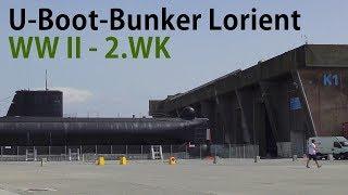 U-Boot Bunker + Schiffswracks #Lorient Frankreich 2.WK  german submarine bunker + shipwrecks #WWII