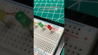 Learn electronics is less than 13.7 seconds  #electronics #arduino #engineering