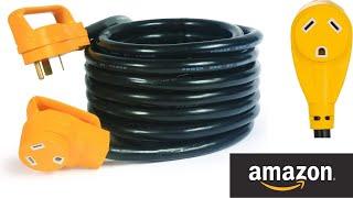 Camco 25' PowerGrip Heavy-Duty Outdoor 30-Amp Extension Cord