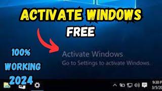 Activate windows 10 and 11 permanently || Windows 10 free activation in 2024