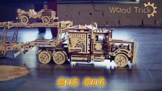 "Big Rig" - Wood Trick mechanical 3D model constructor kit