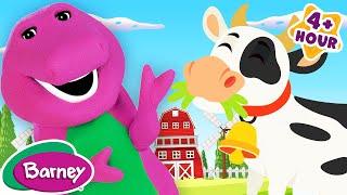 Learn Farm Animals with Barney | Animals for Kids | Barney the Dinosaur