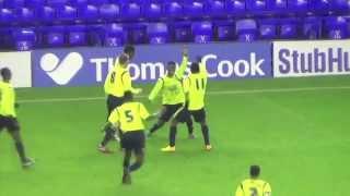 Brilliant goal by Koby Arthur vs Everton in F.A Youth Cup | Even better celebration