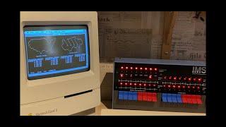 WOPR Wargames Movie Software Simulator: Mac Classic II Terminal connected to IMSAI 8080esp