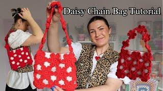 Daisy chain bag tutorial