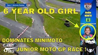 6-YEAR-OLD KIDS RACING motorbikes in the official FIM Junior World Series: Race 1 Rd 1