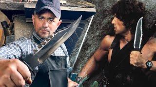Forging a Rambo Knife from an Old Bearing – Ultimate Transformation! ️