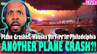 BREAKING! Another Plane Crash In Northeast Philadelphia?! HOUSES ON FIRE!