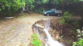 Assessing damage/fixing hydro turbines after 50 year flood, 520mm of rain in 4 days!!