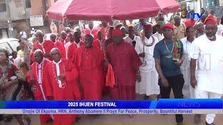 Onojie Of Ekpoma, HRH, Anthony Abumere II Prays For Peace, Prosperity, Bountiful Harvest