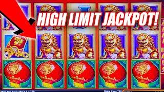 MAX BET HIGH LIMIT JACKPOT  BIG RED LANTERN  $62 MAX BETS!