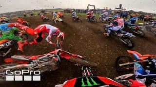 GoPro: Mikkel Haarup 2024 FIM MXoN MX2 Vs OPEN Moto from Matterley Basin