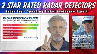 2 Star Rated Radar Detectors