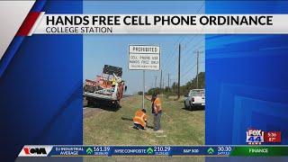 City of College Station promoting hands-free cell phone ordinance