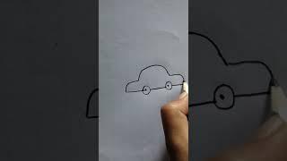 How To Draw Car || Easy Car drawing #shorts #drawing #ytshorts