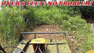 HOT KNIFE THROUGH BRUSH! MEGA MOWER X STOPS FOR NOTHING AGAINST NIGHTMARE BRUSH!