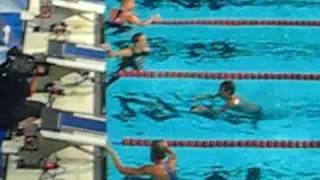 Aaron Peirsol reclaiming his 100 meter back world record @ 2009 U.S. Nationals