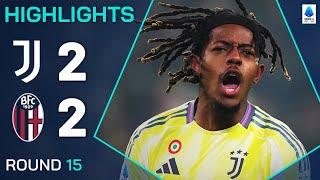 JUVENTUS-BOLOGNA 2-2 | HIGHLIGHTS | 15ª GIORNATA | SERIE A ENILIVE 2024/25