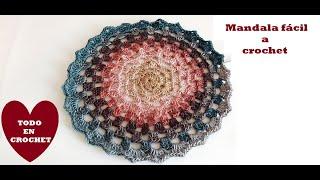 MANDALA  de ganchillo FÁCIL / Todo en crochet  