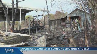 Man was smoking a turkey before explosion in Kyle, Sheriff's Office says