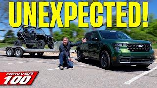 The New 2025 Ford Maverick Hybrid Disappoints on the Denver 100 When Towing!