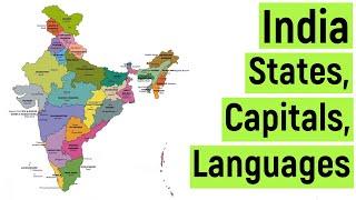 India states, union territories, capitals and their languages | Educational video | #diyasfunplay