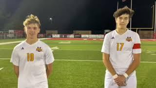 Unioto’s Luke Mautz and Liam Mathey discuss district win over Fairland