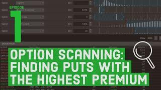 Option Scanning: How to Find Puts with the Highest Premium