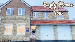 EMPTY NEW BUILD HOUSE TOUR | 5 BED DETACHED CHARLES CHURCH HOUSE | ellie polly