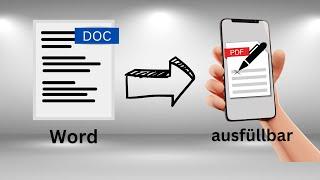 So erstellst du ein ausfüllbares PDF-Formular aus Word: Schritt-für-Schritt-Anleitung