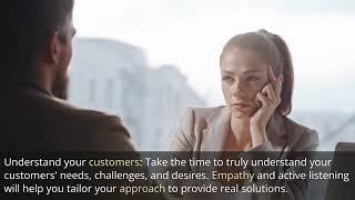 Transform Your Approach: Stop Selling, Start Winning!