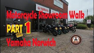 Motorcycle Showroom WALK PART1 - Yamaha Norwich