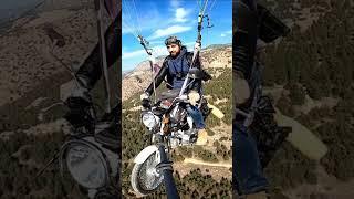 ı built myself a flying motorcycle. #paragliding #hasankaval  #gopro #shortsvideo