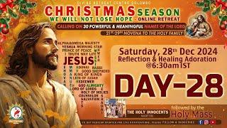 (LIVE) DAY - 28, Christmas Retreat - Calling on 30 names of the Lord | Sat | 28 Dec 2024 | DRCC