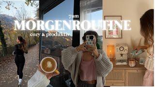 REALISTISCHE HERBST MORGENROUTINE 2024 |  cozy & produktiv, Motivation & raus aus dem Winterloch