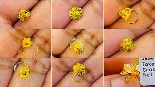 Latest Gold Nose Pin Designs With Price // New  Nose Pin Designs 2024 | Gold Nose Pin Designs |