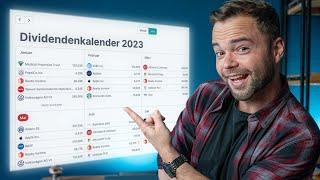 Beste Dividenden Übersicht: Parqet Dividendenkalender