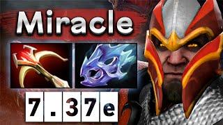 Миракл на ДК керри, идеальная игра! - Miracle Dragon Knight 7.37 DOTA 2