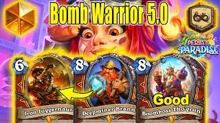 NEW Bomb Warrior 5.0 Deck Is Back In 2024 With Crazy OP Cards At Perils in Paradise | Hearthstone